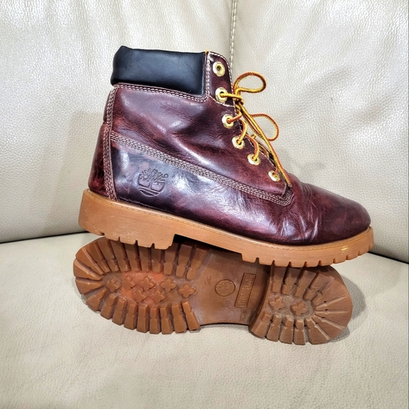 Timberland Big Boys Boots, Size 6, Color Brown Like New - Picture 1 of 7